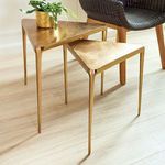 Product Image 7 for Raven Brass Nesting Side Tables, Set of 2 from Napa Home And Garden