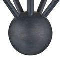 Product Image 5 for Serpa Medium Black Chandelier from Currey & Company