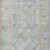Runner style Wynter Ocean Silver rug with same floral pattern and color scheme
