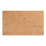 Top-down view showing plank wood texture on Tade nightstand's flat surface