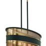 Product Image 3 for Eclipse 5 Light Linear Chandelier from Savoy House 