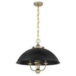Product Image 2 for Monterey 4-Light Pendant Warm Brass from Savoy House