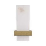 Product Image 2 for Wembley White & Gold Alabaster Sconce from Arteriors
