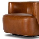 Product Image 23 for Mila Top Grain Riviera Cognac Leather Swivel Chair from Four Hands