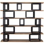 Product Image 2 for Fargo Bookcase, Dark Walnut And Metal from Noir