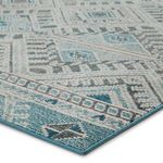 Product Image 11 for Nikki Chu By  Sax Indoor / Outdoor Tribal Blue / White Area Rug from Jaipur 