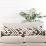 Product Image 2 for Nomadic Chevron Cream/ Black Lumbar Pillow 14"X48" from Jaipur 