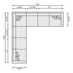 Product Image 7 for Lars Leather 5-Piece Sectional from Bernhardt Furniture