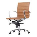 Product Image 3 for Omega Swivel Office Chair Low Back Tan from Moe's