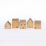 Product Image 6 for Joy Antique Cream Ceramic Cottages, Set of 5 from Homart