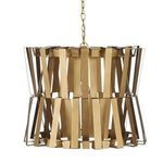 Product Image 3 for Chaconne Brass Chandelier from Currey & Company