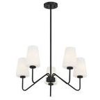 Product Image 5 for Ann 5 Light Matte Black Chandelier from Savoy House 