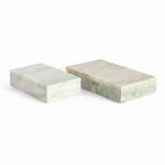 Product Image 1 for Johanna Marble Lidded Boxes, Set Of 2 from Napa Home And Garden