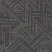 Top view highlighting full geometric pattern with intersecting lines in dark graphite and blue shades