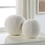 Product Image 3 for Capra Ball Sheepskin Pillows, S/2 from Uttermost