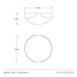 Product Image 7 for Elara Flush Mount from Arteriors