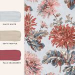 Product Image 4 for Laura Ashley Maryam Crimson Floral Wallpaper from Graham & Brown