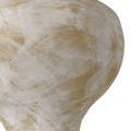 Side profile of larger Monte Carlo vase highlighting rounded shape and blended tan glazing