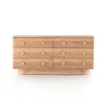 Product Image 3 for Mallory 6 Drawer Dresser Light Oak from Four Hands