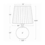 Product Image 4 for Giorgio Black Glass Mini Lamp from Regina Andrew Design