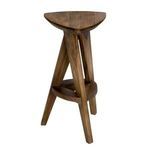 Product Image 3 for Twist Teak Counter Stool from Noir