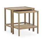 Product Image 1 for Devin Oak Wood Nesting End Table from Classic Home