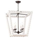 Perennial Lantern shown at a slightly angled front view highlighting the depth of the bead frame