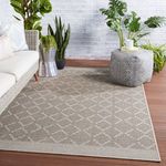 Product Image 4 for Vibe by Motu Indoor/ Outdoor Trellis Gray/ Taupe Rug from Jaipur 