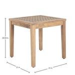 Product Image 10 for Savannah Teak End Table Natural from Summer Classics