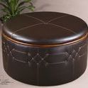 Product Image 1 for Uttermost Brunner Round Storage Ottoman from Uttermost