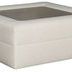 Leone Modular Sectional Bumper showing angled side view highlighting fabric texture and shape