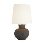 Product Image 4 for Troy Matte Charcoal Terracotta Lamp from Arteriors