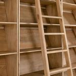 Product Image 31 for Bane Triple Bookshelf with Ladder - Smoked Pine from Four Hands