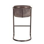 Product Image 1 for Chiavari Distressed Antique Ebony Leather Bar Chairs, Set Of 2 from World Interiors