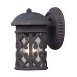 Product Image 1 for Tuscany Coast 1 Light Outdoor Sconce In Weathered Charcoal from Elk Lighting