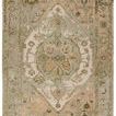 Product Image 1 for Raisa Handmade Medallion Green / Taupe Rug from Jaipur