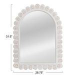 Product Image 3 for Chateau Scalloped Arch Mirror from Creative Co-Op