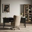 Product Image 25 for Melrose Sheepskin Camel Solid Ash Desk Chair from Four Hands