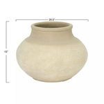 Product Image 2 for Anna Textured Terracotta Planter With Whitewash Finish from Creative Co-Op