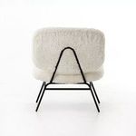 Caleb Small Accent Chair - Ivory Angora image 6