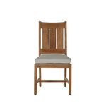 Product Image 3 for Croquet Teak Outdoor Natural Teak Side Chair Chair from Summer Classics