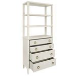 Product Image 3 for Brooke Antique White Etagere from Worlds Away