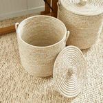 Product Image 6 for Rivergrass Hamper Baskets With Lids, Set Of 2 from Napa Home And Garden