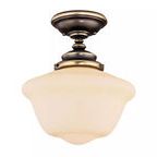 Product Image 2 for Classic Schoolhouse Design Semi Flush from Savoy House 