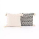 Product Image 2 for Briella Pillow, Set Of 2 20" Grey/White from Four Hands