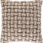 Product Image 1 for Cordoba Sea Foam / Brown Pillow from Surya