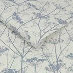 Rolled sheet of Wild Chervil wallpaper highlighting the texture and pattern repeat