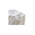 Close-up of top edge showing detailed texture and veining of water-transfer concrete finish