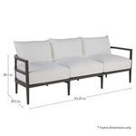 Product Image 9 for Santa Barbara Natural N-dura Sofa from Summer Classics