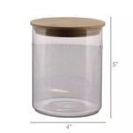 Product Image 2 for Finn Canister - Glass with Wood Lid from Homart